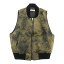FFFPOSTALSERVICE(トリプルエフポスタルサービス) サイズ:M MA-1 Bomber vest ボンバーベスト ジップアップブルゾン グリーン【...