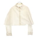 we11done(ウェルダン) サイズ:S 20AW Shirt レイヤード長袖シャツ ホワイト WD-BL9-20-028-W-WH【中古】【程度B】【カラーホワイト】【オンライン限定商品】(4)