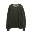 FRED PERRY(フレッドペリー) サイズ:L ロゴ クルーネックニットセーター グリーン【中古】【程度B】【カラーグリーン】【オンライン限定商品】
