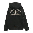 CHROME HEARTS(クロムハーツ) サイズ:M SAILIN ON ZIP HD セメタリークロス刺繍ジップアップパーカー【新古品/中古】【程度N】【カ...
