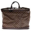 LOUIS VUITTON(ルイヴィトン) ダミエ グリモ N41160 ボストンバッグ ハンドバッグ ブラウン PVC×レザー【中古】【程度A】【カラーブラウ...