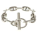 HERMES(エルメス) サイズ:13LINK Chaine d'Ancre MM シェーヌダンクル チェーンブレスレット シルバー 13LINK【中古】【程度...