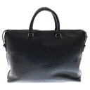 BURBERRYS(バーバリーズ) TBロゴエンボス レザートートバッグ 8017718 ハンドバッグ ブラック【中古】【程度B】【カラーブラック】【取扱店舗新...