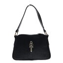 CHROME HEARTS(クロムハーツ) サイズ:S CHICKEN NUGGET SML チキンナゲット ラージダガーノベルティレザーショルダーバッグ ブラ...