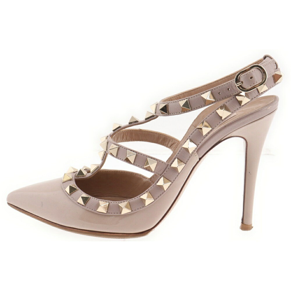 VALENTINO スタッズ付きハイヒール 黒/ベージュ 楽天市場】valentino ロックスタッズ（パンプス｜レディース靴