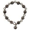 CHROME HEARTS(クロムハーツ) NO2 CELTIC BALL #2ケルティックボール ブレスレット シルバー【中古】【程度B】【カラーシルバー】【...