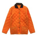 MACKINTOSH(マッキントッシュ) サイズ:XS コーデゥロイカラー キルティングジャケット レディース オレンジ【中古】【程度B】【カラーオレンジ】【オ...