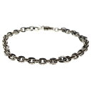 CHROME HEARTS(クロムハーツ) サイズ:8inch PAPER CHAIN ペーパーチェーン シルバーブレスレット【中古】【程度B】【カラーシルバー...