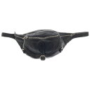 CHROME HEARTS(クロムハーツ) サイズ:#1 #1 SNAT PACK スナットパック ダガージップガンスリンガーベルトレザーウエストバッグ ブラッ...