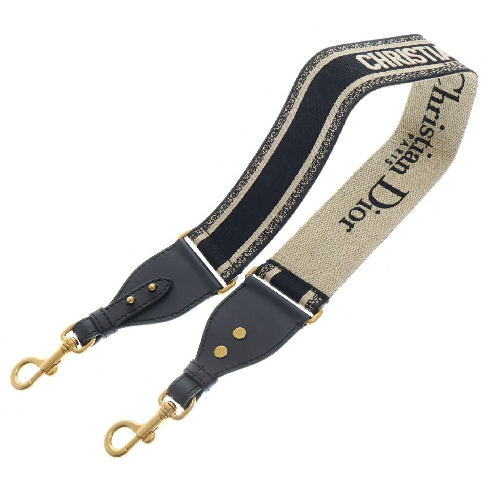 Christian Dior(クリスチャンディオール) エンブロイダリーショルダーストラップ S8540CBTE ネイビー/ベージュ【中古】【程度A】【カラーネイビー】【取扱店舗新宿】