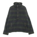 CHROME HEARTS(クロムハーツ) サイズ:M ハーフジップ ボア チェック ダガージャケット グリーン【中古】【程度B】【カラーグリーン】【取扱店舗O...