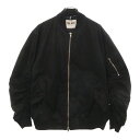 H&M DIVIDED(エイチアンドエム ディバイデッド) サイズ:XL ×TRD MRK MA-1 ボンバージャケット ブラック【中古】【程度B】【カラーブラ...