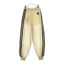 GUCCI(グッチ) サイズ:XS ×adidas Mohair Bottom アディダス モヘアボトム ニットパンツ ホワイト レディース 721504 XK...