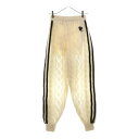 GUCCI(グッチ) サイズ:XS ×adidas Mohair Bottom アディダス モヘアボトム ニットパンツ ホワイト レディース 721504 XK...