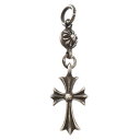 CHROME HEARTS(クロムハーツ) 1B TNY CH CRS 1ボールタイニーCHクロス チャーム シルバーネックレストップ シルバー【中古】【程度B】【カラーシルバー】【取扱店舗OneStyle新宿店】|詳細画像