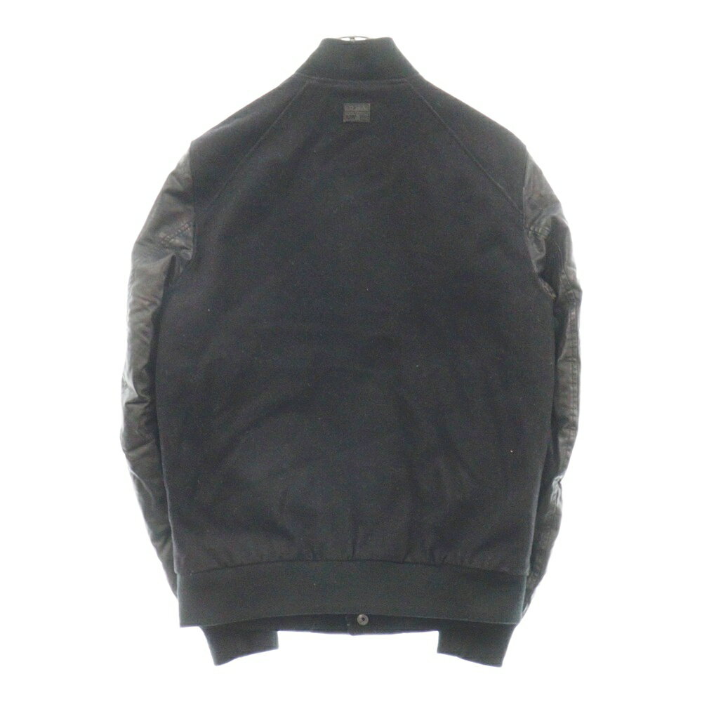G-STAR RAW(ジースターロウ) サイズ:S Ab Sports Bomber Jacket ワッペン ボンバージャケット ブラック D03511-6450-990【中古】【程度B】【カラーブラック】【オンライン限定商品】