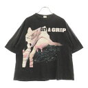 VINTAGE(ヴィンテージ) 90S ゲット ア グリップ ジャパン ライブツアー プリント クルーネック 半袖シャツ カットソー ブラック【中古】【程度B】...