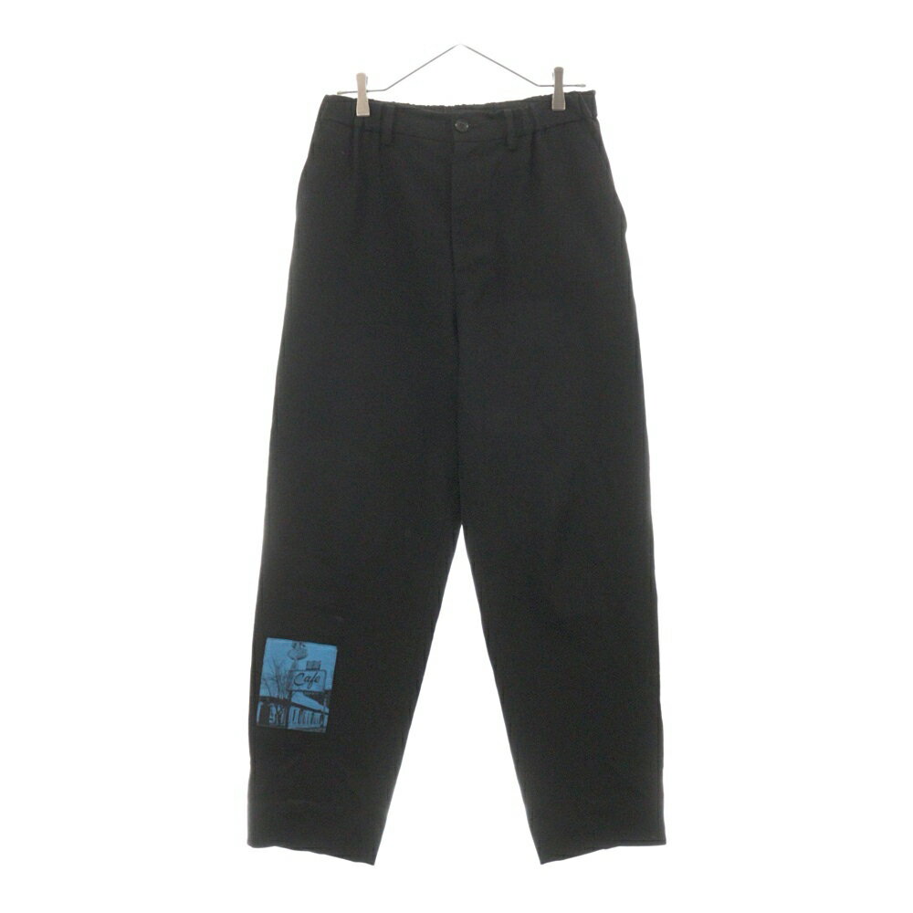 UNDERCOVER(アンダーカバー) サイズ:1 24AW タンブラーサージ Twin Peaks ジップフライ スラックスパンツ ブラック/ブルー UC2D4501-2【中古】【程度B】【カラーブラック】【取扱店舗BRING京都河原町店】
