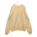 MARNI(マルニ) サイズ:52 22AW KNITWEAR コットンダメージ クルーネック ニットセーター ベージュ GCMG0210A0 UFC652【中古】【程度B】【カラーベージュ】【取扱店舗BRING京都河原町店】(4)