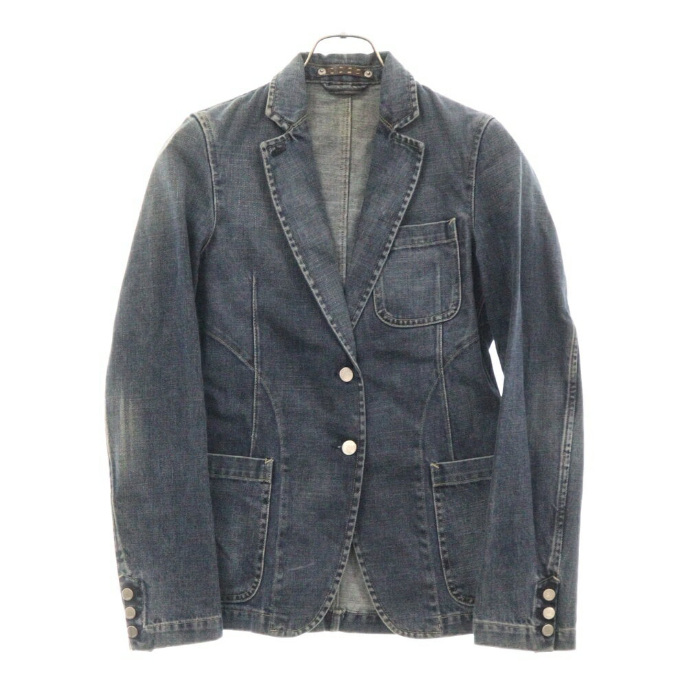 FENDI(フェンディ) DENIM JACKET デニムジャケット レディース インディゴ【中古】【程度B】【カラーブルー】【オンライン限定商品】