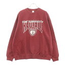 RADIALL(ラディアル) サイズ:L 24SS HOOOD CITY CREW NECK SWEATSHIRT L/S フロントプリントクルーネックスウェッ...