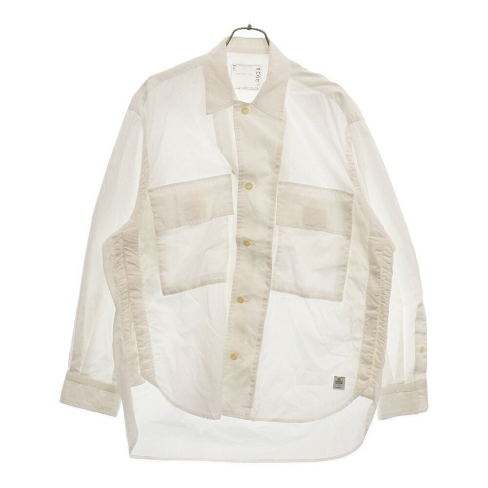 楽天市場】sacai(カラーホワイト)(カジュアルシャツ 楽天市場】sacai(カラーホワイト)(カジュアルシャツ