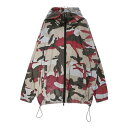 DSQUARED2(ディースクエアード) サイズ:S COATED CAMOUFLAGE ZIP WINDBREAKER SPORTS JACKET カモ柄リフ...