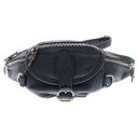 CHROME HEARTS(クロムハーツ) SNAT PACK MINI スナットパックミニ ダガージップ ガンスリンガーベルト レザー ボディーバッグ ショル...