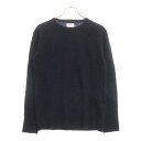 VISVIM(ヴィスヴィム) サイズ:1 14SS LS WOOL KNIT TOPS ウール クルーネック 長袖 ニットセーター ネイビー 011420501...
