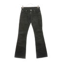 CHROME HEARTS(クロムハーツ) サイズ:25 DNM PANTS BLK フレアデニムパンツ ブラック レディース 25【中古】【程度B】【カラーブ...