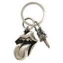 CHROME HEARTS(クロムハーツ) KEYCHEAIN キーリング キーホルダー リップアンドタン スプリットダガー【中古】【程度A】【カラーシルバー】...