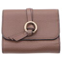 Chloe(クロエ) アルファベット スモール トリフォールド レザー コンパクトウォレット 三つ折り財布 ベージュ 03-21-60-65【中古】【程度B】【カラーベージュ】【オンライン限定商品】(4)