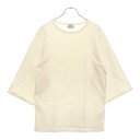 Acne Studios(アクネ ストゥディオズ) サイズ:XS クルーネック コットン7分袖Tシャツ カットソー ホワイト 25K166【中古】【程度B】【カラーホワイト】【オンライン限定商品】(4)