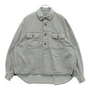 KAPITAL(キャピタル) サイズ:1 8oz Denim Shirt EK-1588LS ハーフボタン デニムシャツ インディゴ【中古】【程度A】【カラーブルー】【オンライン限定商品】
