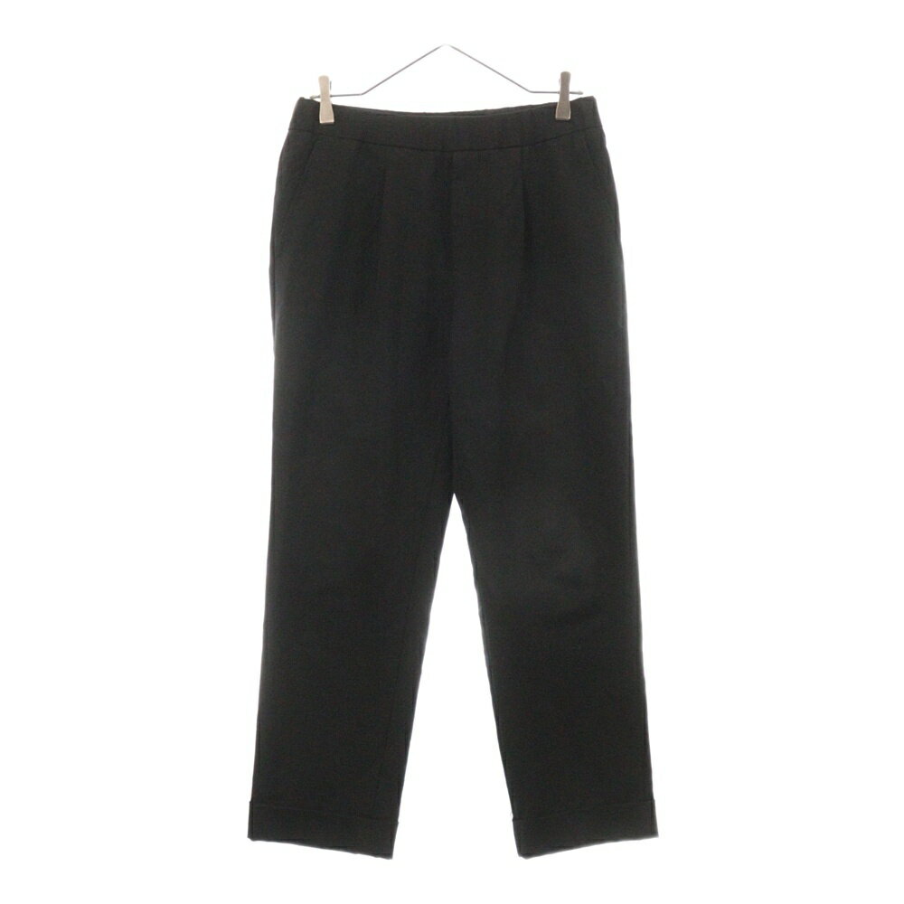 GUCCI(グッチ) サイズ:44 ウール1タックイージースラックスロングパンツ ブラック 405935【中古】【程度B】【カラーブラック】【オンライン限定商品】