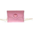 VERSACE(ヴェルサーチ) LA MEDUSA ENVELOPE CLUTCH メデューサ チェーンショルダーバッグ クラッチバッグ クロスボディバッグ ピ...