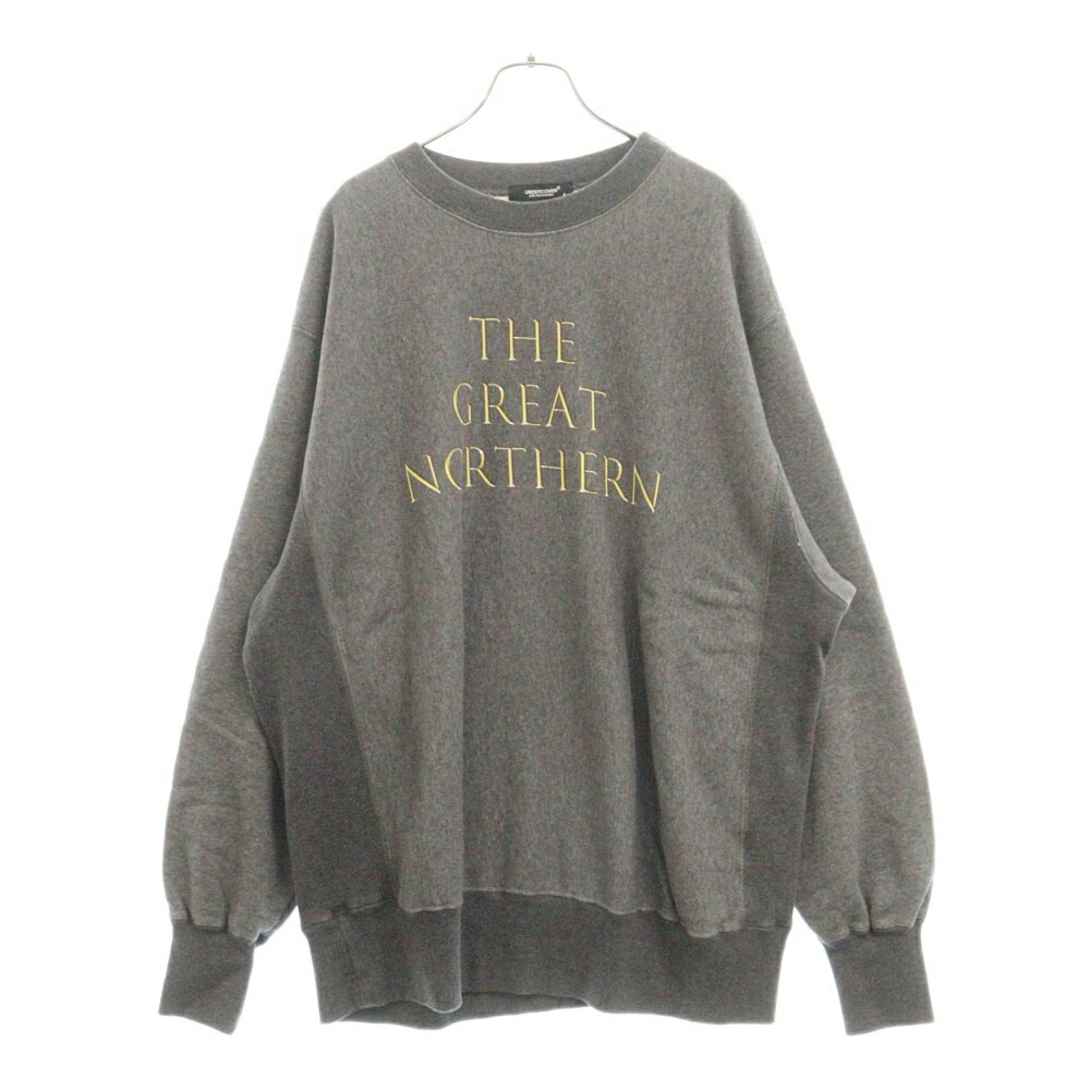 UNDERCOVER(アンダーカバー) サイズ:3 24AW ×TWIN PEAKS 脇リブスウェットシャツ トレーナー ツインピークス チャコール UC2D4806【新古品/中古】【程度S】【カラーグレー】【取扱店舗BRING京都河原町店】