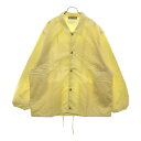 FEAR OF GOD ESSENTIALS(フィアオブゴッド エッセンシャルズ) サイズ:XL NYLON COACH JACKET バックラバーロゴ ナイロンコーチジャケット クリーム【新古品/中古】【程度S】【カラーホワイト】【取扱店舗渋谷】