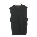 Neil Barrett(ニール バレット) サイズ:S Double Vneck ダブルVネックベスト ブラック BMA408C A614【中古】【程度A】【...