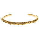 CHROME HEARTS(クロムハーツ) サイズ:S 22K BANGLE SBT 22K SBTバンド ゴールドブレスレット ゴールド【中古】【程度A】【カラーゴールド】【取扱店舗BRING京都河原町店】