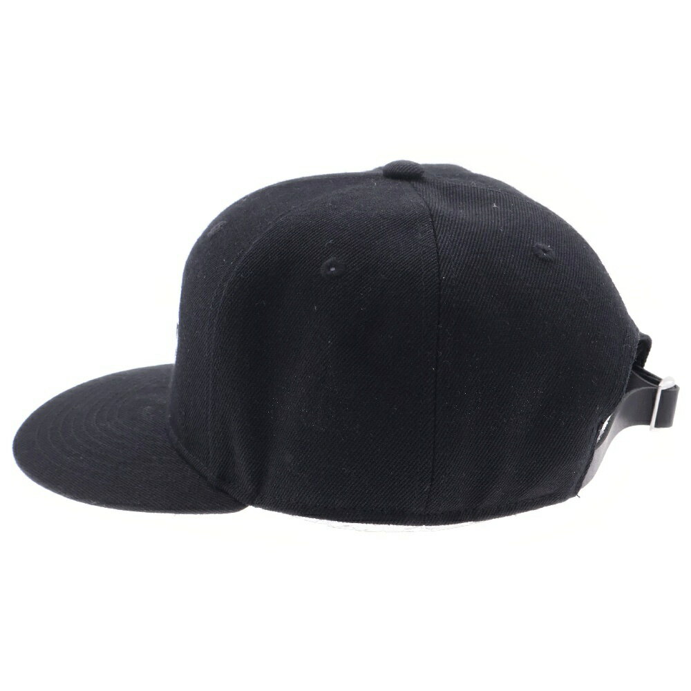LASTMAN(ラストマン) サイズ:F EMBROIDERED BASEBALL CAP ベースボールキャップ ブラック【中古】【程度A】【カラーブラック】【オンライン限定商品】