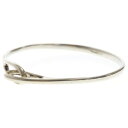 TIFFANY&Co(ティファニー) ダブル ループ バングル ブレスレット Ag925 シルバー アクセサリー【中古】【程度B】【カラーシルバー】【取扱店舗WASTE_NOT名古屋店】(4)
