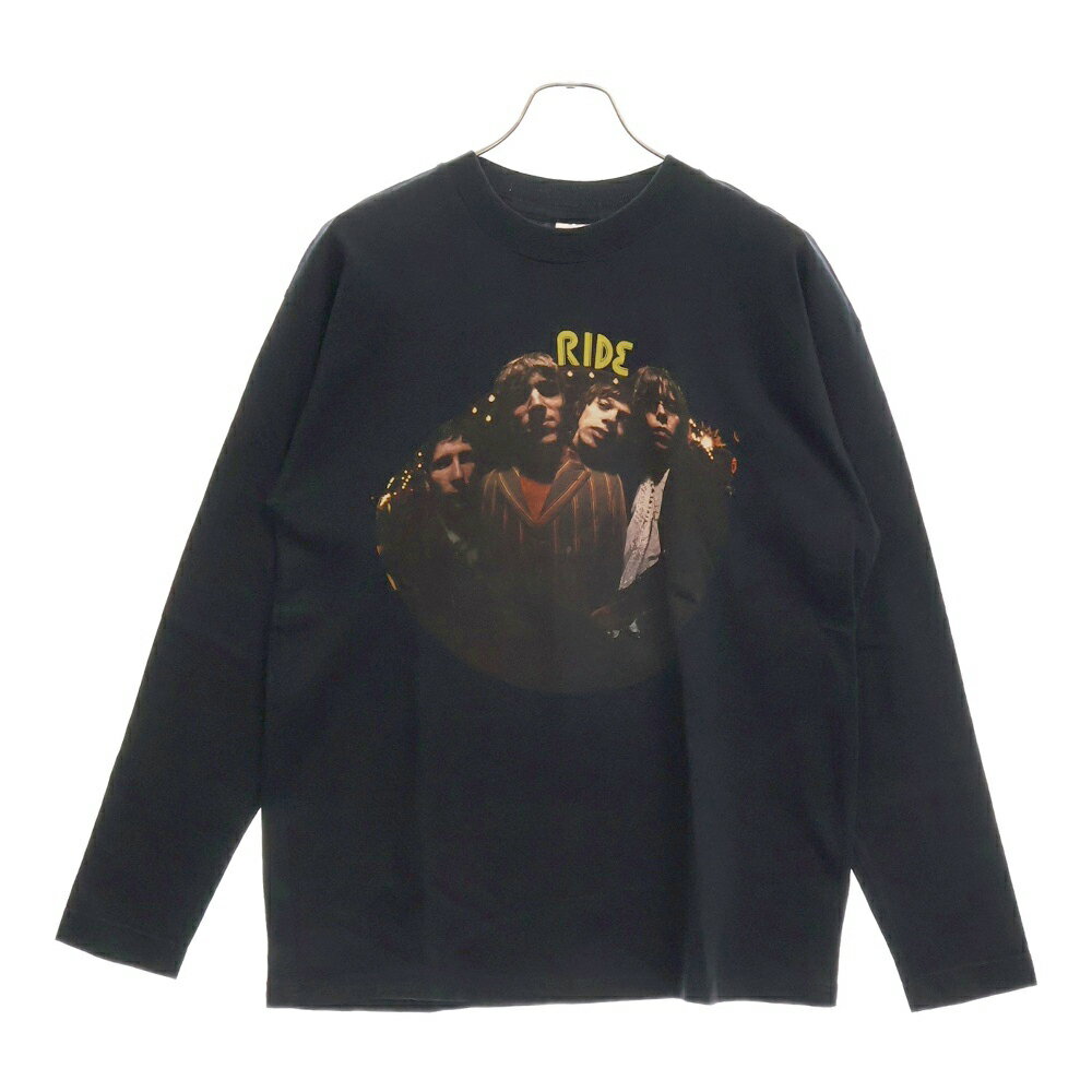 VINTAGE(ヴィンテージ) サイズ:XL 90s RIDE CARNIVAl OF LIGHT ライド L/S Tシャツ 長袖 カットソー ブラック【中古】【程度B】【カラーブラック】【取扱店舗AWESOME原宿店】