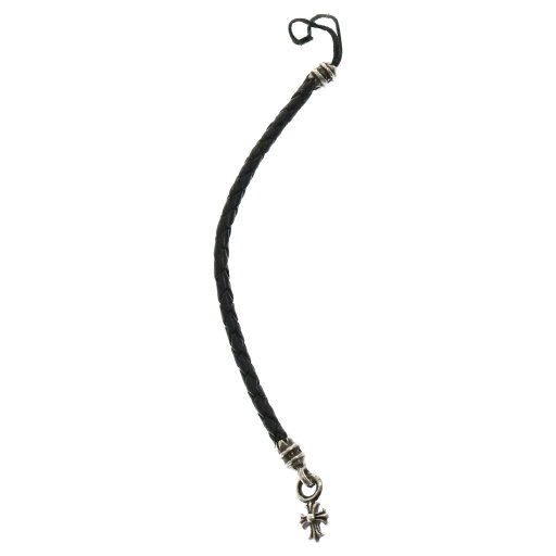 CHROME HEARTS(クロムハーツ) 携帯ストラップ CHプラススタックチャーム レザー携帯ストラップ シルバー/ブラック【中古】【程度B】【カラーシルバー】【取扱店舗BRING仙台店】 CHROME HEARTS(クロムハーツ) 携帯ストラップ CHプラススタックチャーム レザー携帯ストラップ シルバー/ブラック【中古】【程度B】【カラーシルバー】【取扱店舗BRING仙台店】