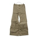 【sale対象】BALENCIAGA(バレンシアガ) サイズ:XXS FLARED CARGO PANTS フレアカーゴロングパンツ ベージュ 768810 T...