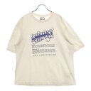 eytys(エイティーズ) サイズ:L ×H&M エイチアンドエム コットンブレンドTシャツ ホワイト/ブルー CA42271【中古】【程度B】【カラーホワイト...