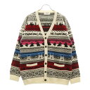 CELINE(セリーヌ) サイズ:S 21SS THE DANCING KID WOOL JACQUARD DOLLS KNIT CARDIGAN ダンシングキ...