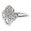 HARRY WINSTON(ハリーウィンストン) サイズ:#8 ミニループ フルモチーフ ダイヤモンド リング Pt950 #8 FRDPRP1ML4C プラチ...