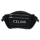 CELINE(セリーヌ) トレッキング ベルトボディバッグ ブラック ウエストバッグ シルバー金具 ロゴ ナイロン 198682DMT【新古品/中古】【程度S】...