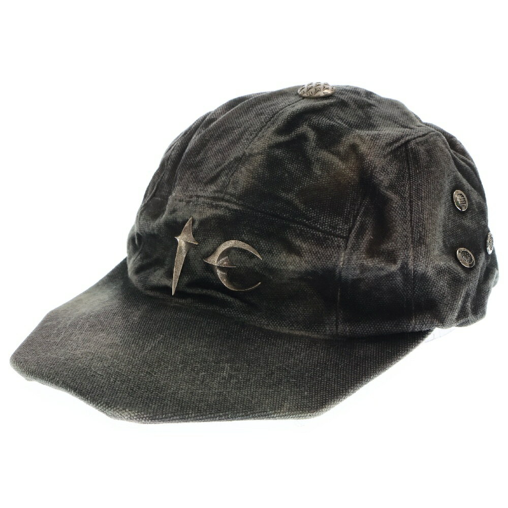THUG CLUB(サグクラブ) サイズ:OS 24AW Bio Army Cap デニムキャップ 帽子 ブラック【新古品/中古】【程度S】【カラーブラック】【オンライン限定商品】
